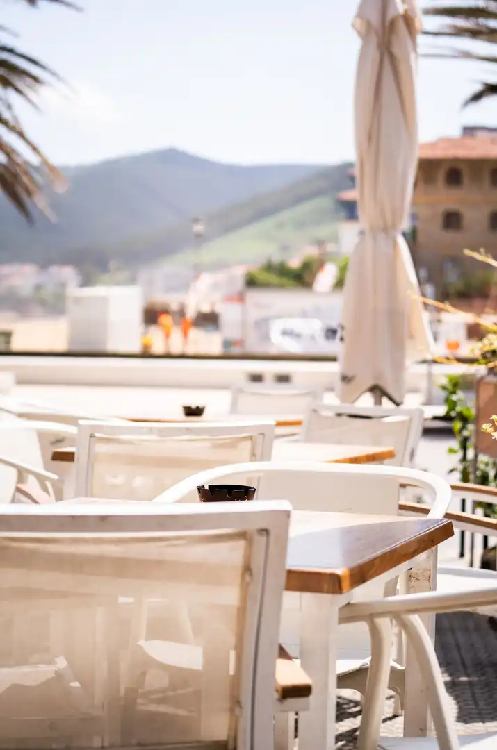 Terrasse von Geschaftsraum zum Verkauf in Bakio mit Klimaanlage