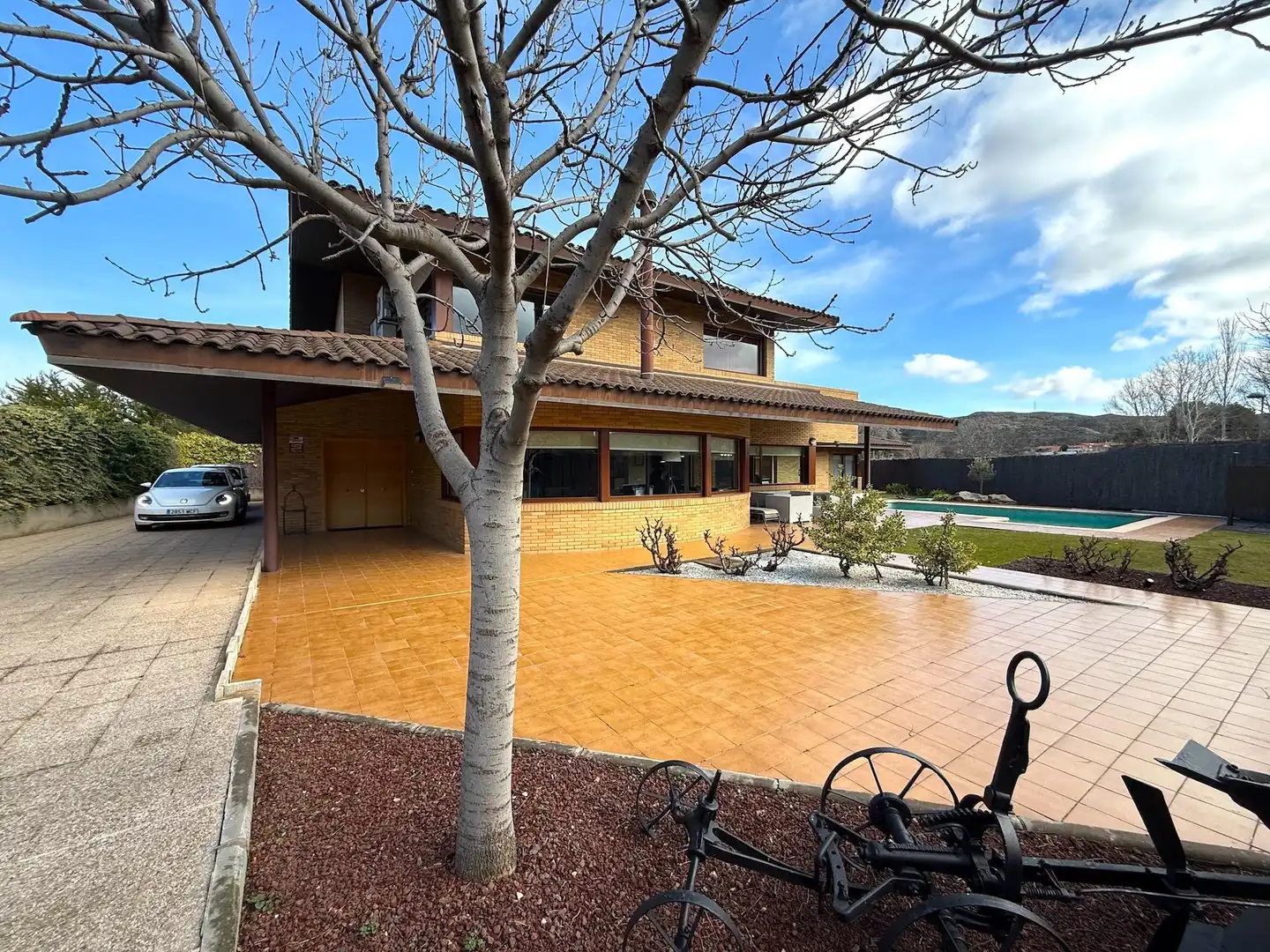 Terraza de Casa o chalet en venta en Cadrete con Aire acondicionado, Calefacción y Jardín privado