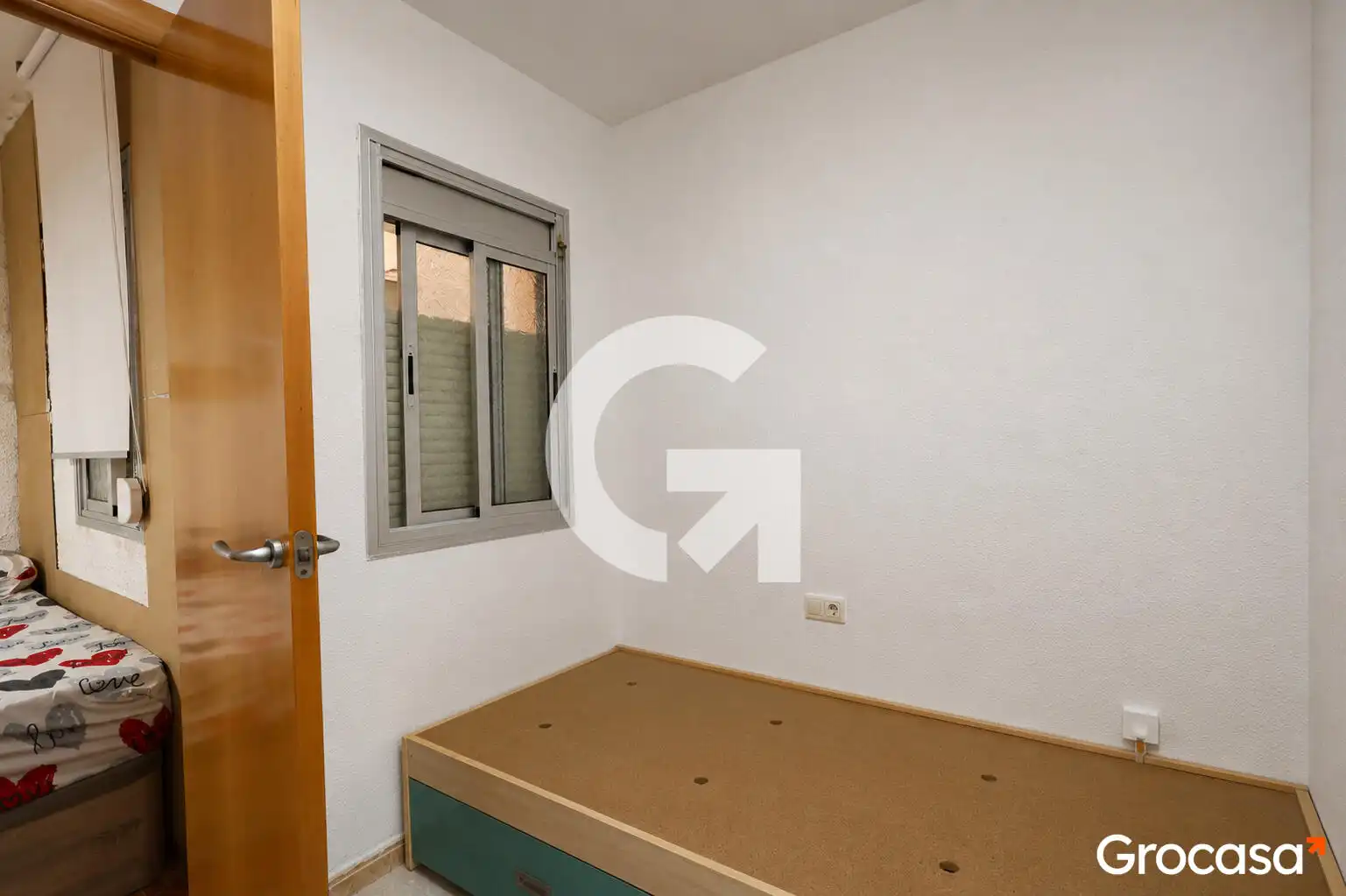 Schlafzimmer von Wohnung zum Verkauf in Sant Boi de Llobregat mit Klimaanlage, Heizung und Möbliert
