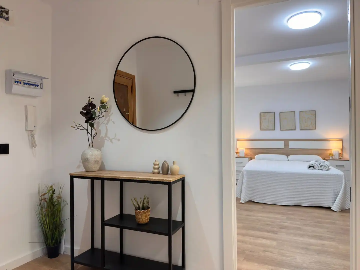 Schlafzimmer von Wohnung zum Verkauf in Albaida mit Heizung, Abstellraum und Möbliert