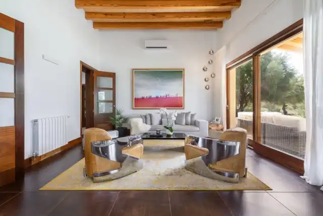 Living room of Country homes for sale in  Palma de Mallorca  with Air Conditioner, Heating and Private garden