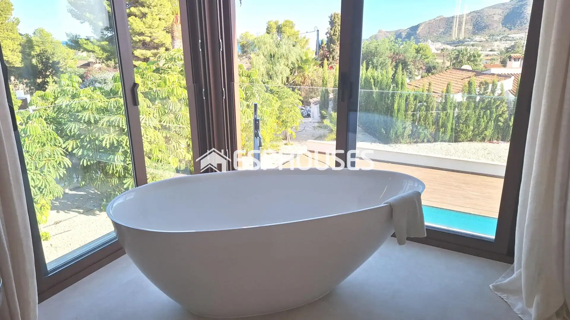 Badezimmer von Haus oder Chalet zum Verkauf in Altea mit Klimaanlage, Schwimmbad und Haustechnik