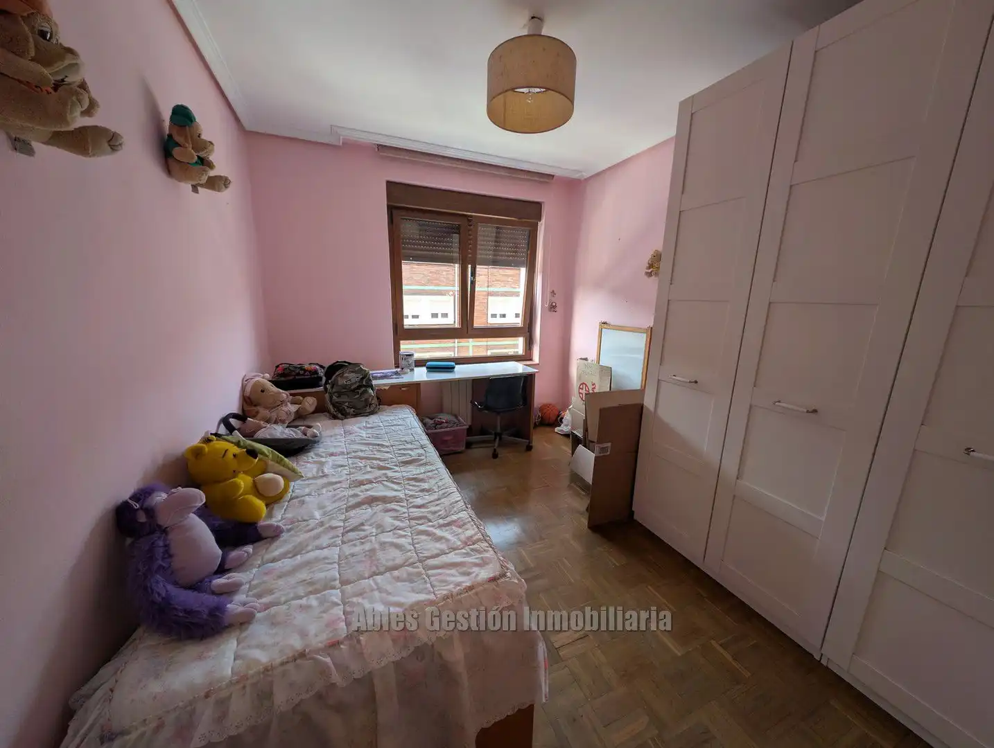 Schlafzimmer von Wohnung zum Verkauf in Mieres (Asturias) mit Heizung, Parkett und Abstellraum