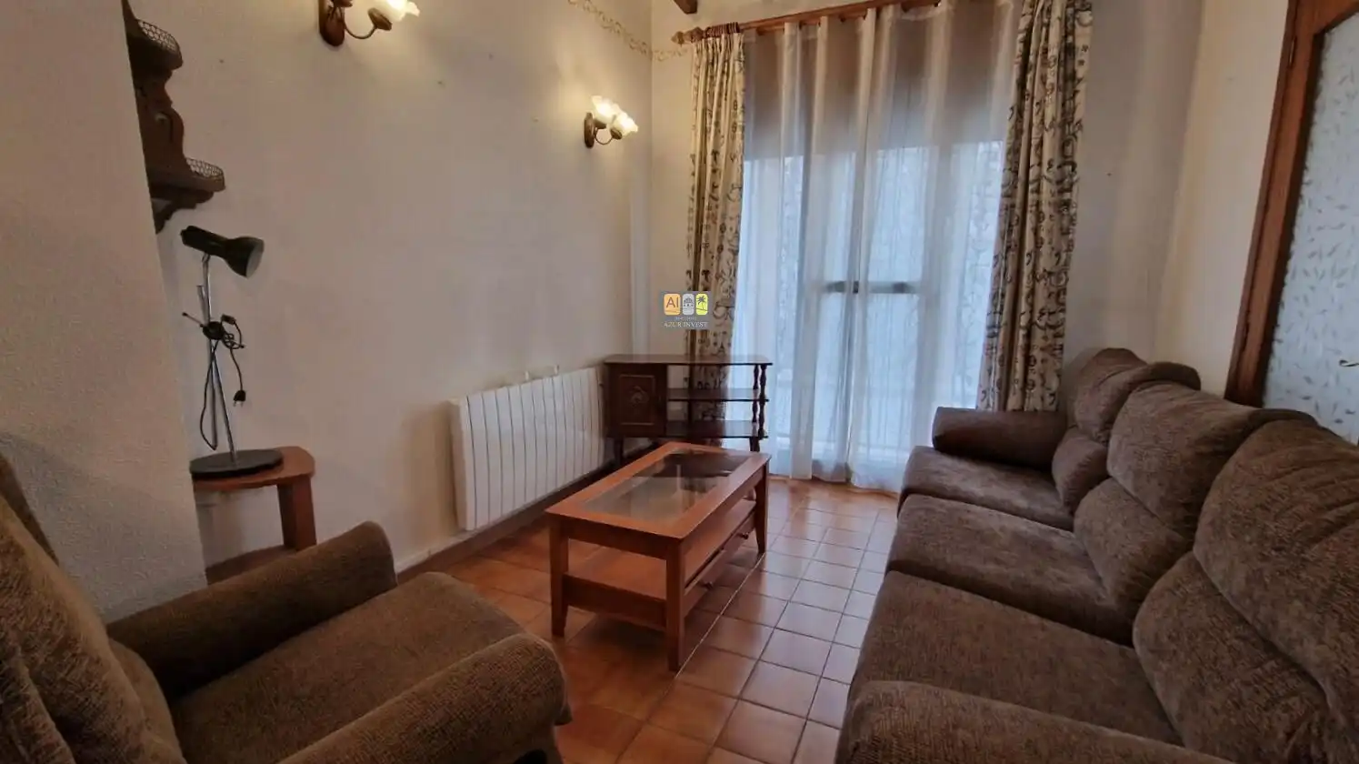 Sala de estar de Finca rústica en venta en Benimantell con Terraza, Trastero y Amueblado