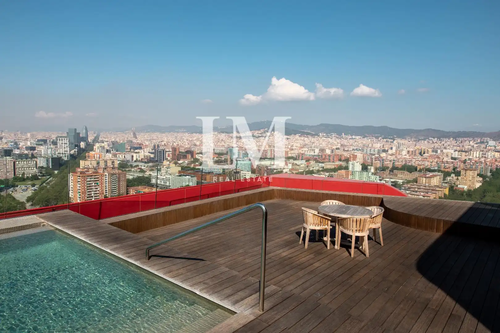 Terrace of Apartments for rent in Barcelona  with Air Conditioner, Private garden and Terrace