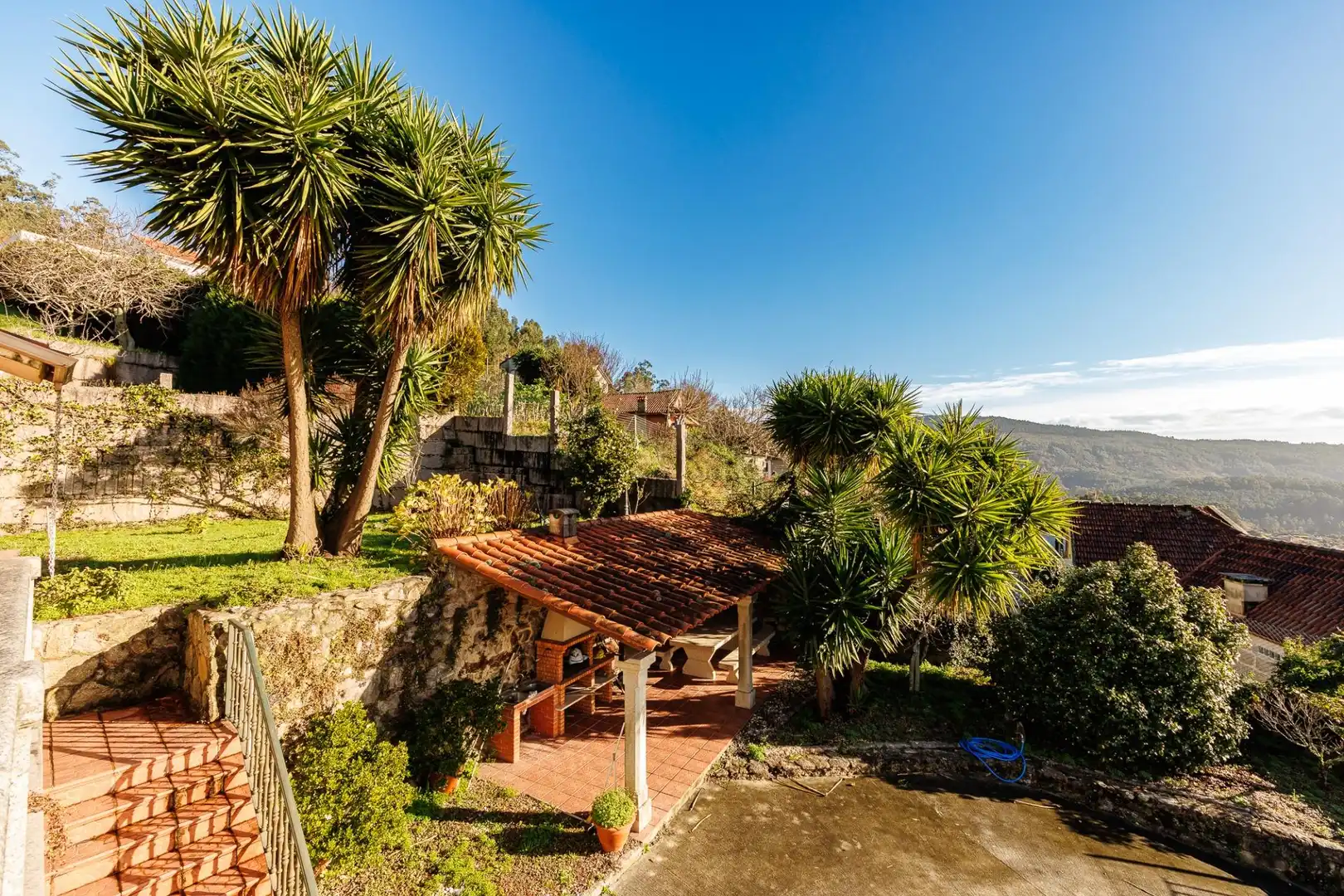 Terrasse von Haus oder Chalet zum Verkauf in Moaña mit Heizung, Abstellraum und Balkon