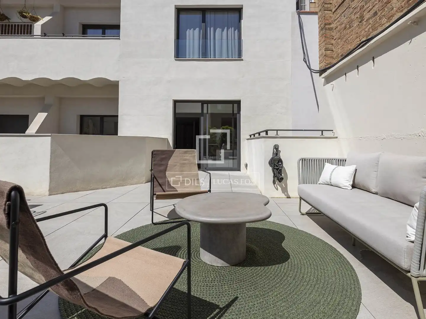 Terrace of Flat for rent in Barcelona  with Air Conditioner, Heating and Parquet flooring