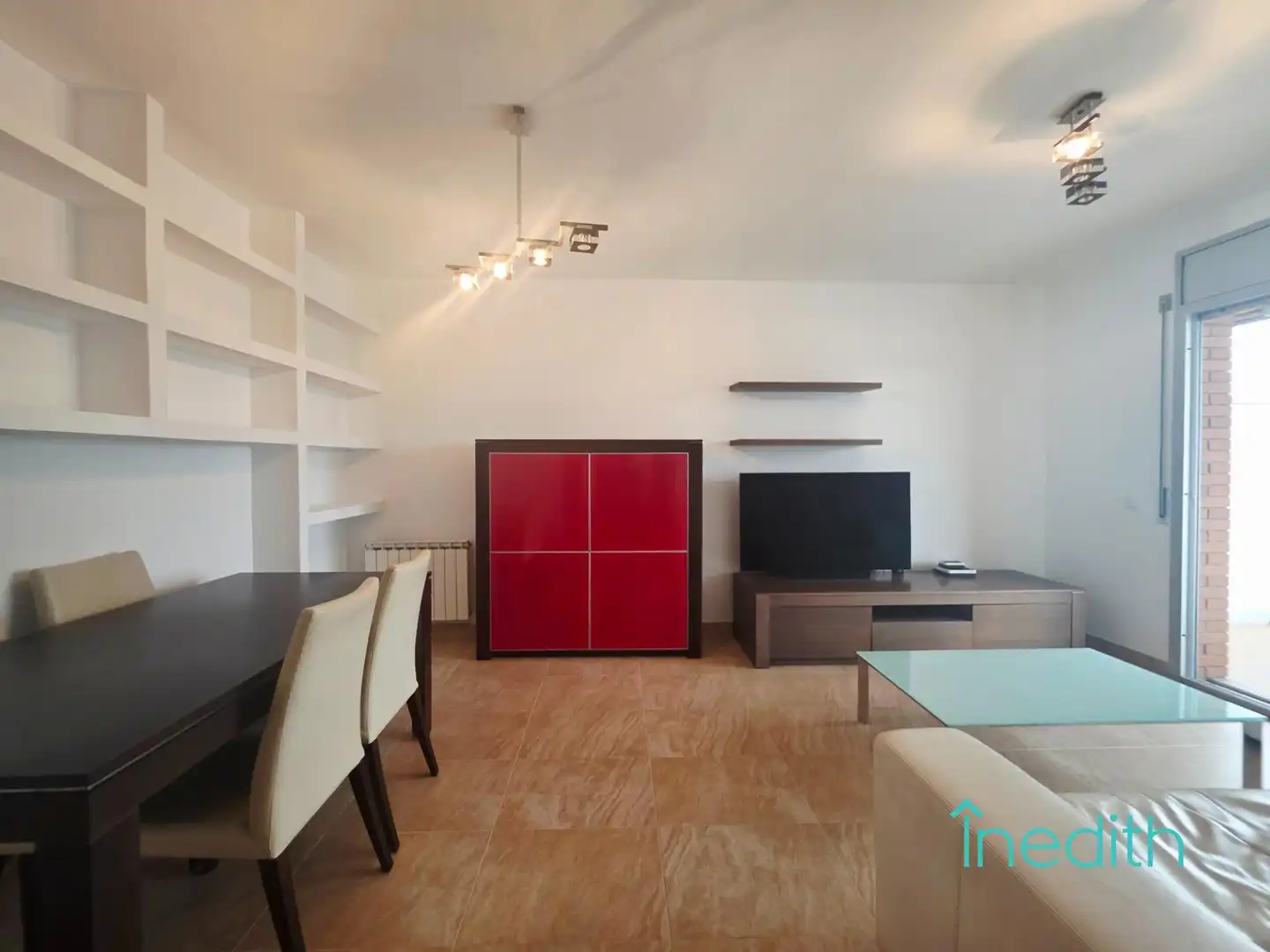 Wohnzimmer von Wohnung zum Verkauf in Cubelles mit Klimaanlage, Heizung und Terrasse