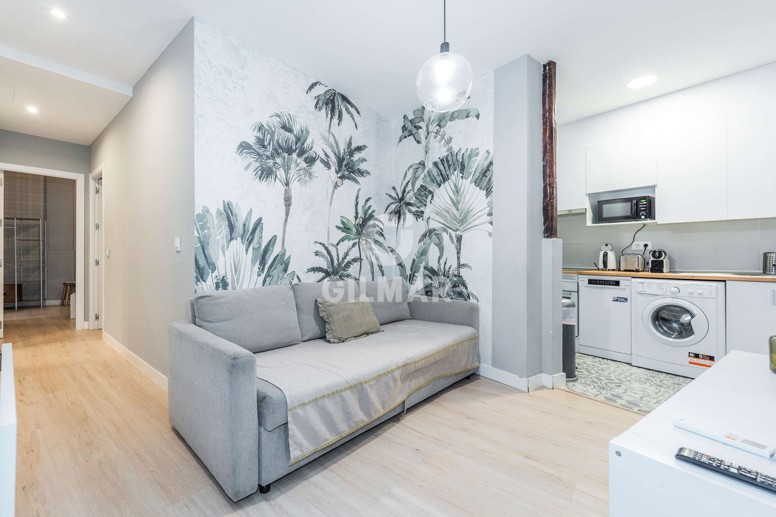 Living room of Flat for sale in  Madrid Capital  with Heating