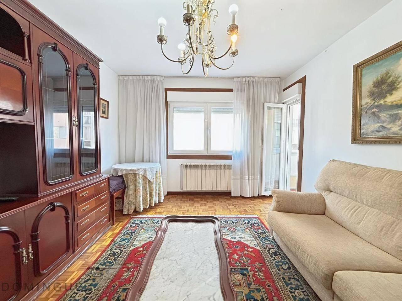 Bedroom of Flat for sale in Vigo   with Heating, Storage room and Furnished