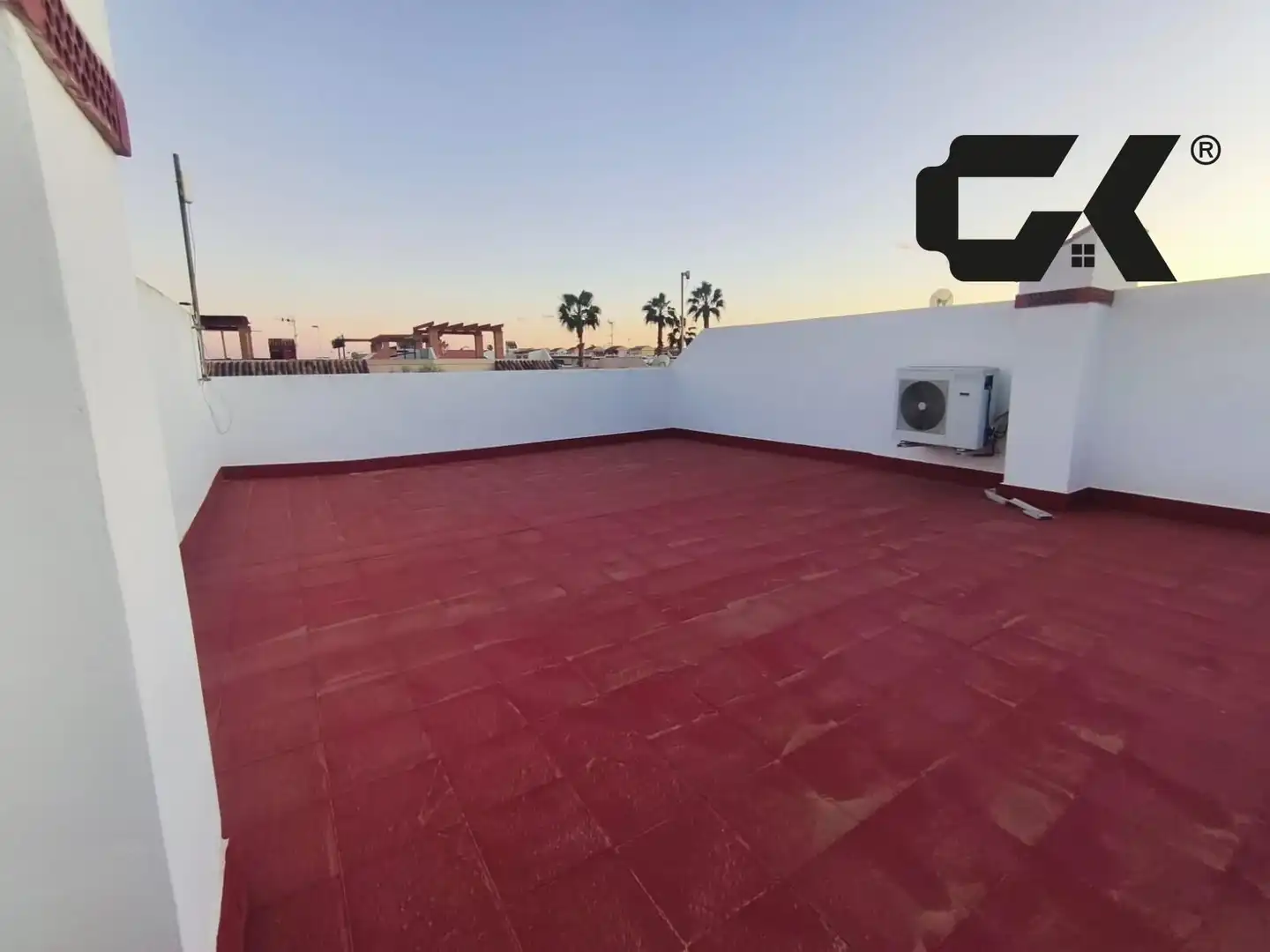 Terrassa de Casa adosada en venda en Mazarrón amb Aire condicionat, Jardí privat i Piscina comunitària