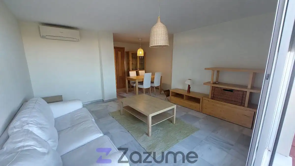 Wohnzimmer von Wohnung zur Miete in Vélez-Málaga mit Klimaanlage, Terrasse und Schwimmbad