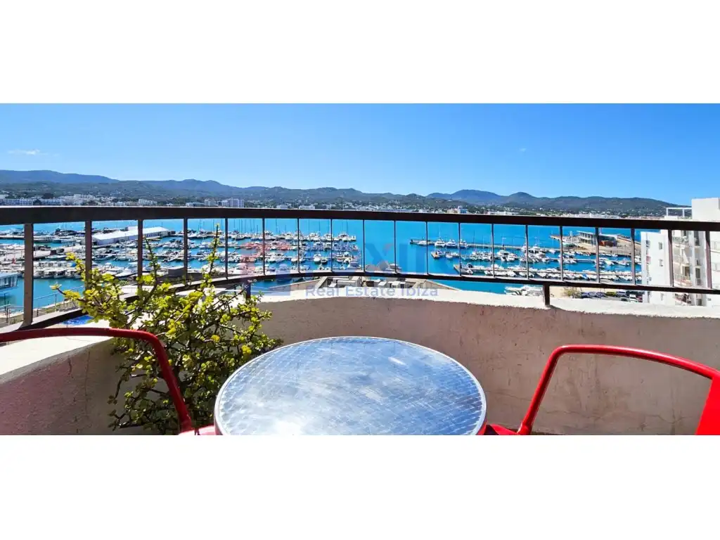 Terrasse von Wohnung zur Miete in Sant Antoni de Portmany mit Klimaanlage, Möbliert und Ofen