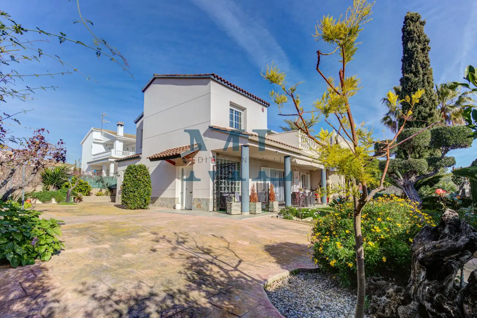 Vista exterior de Casa o xalet en venda en Cubelles amb Calefacció i Piscina