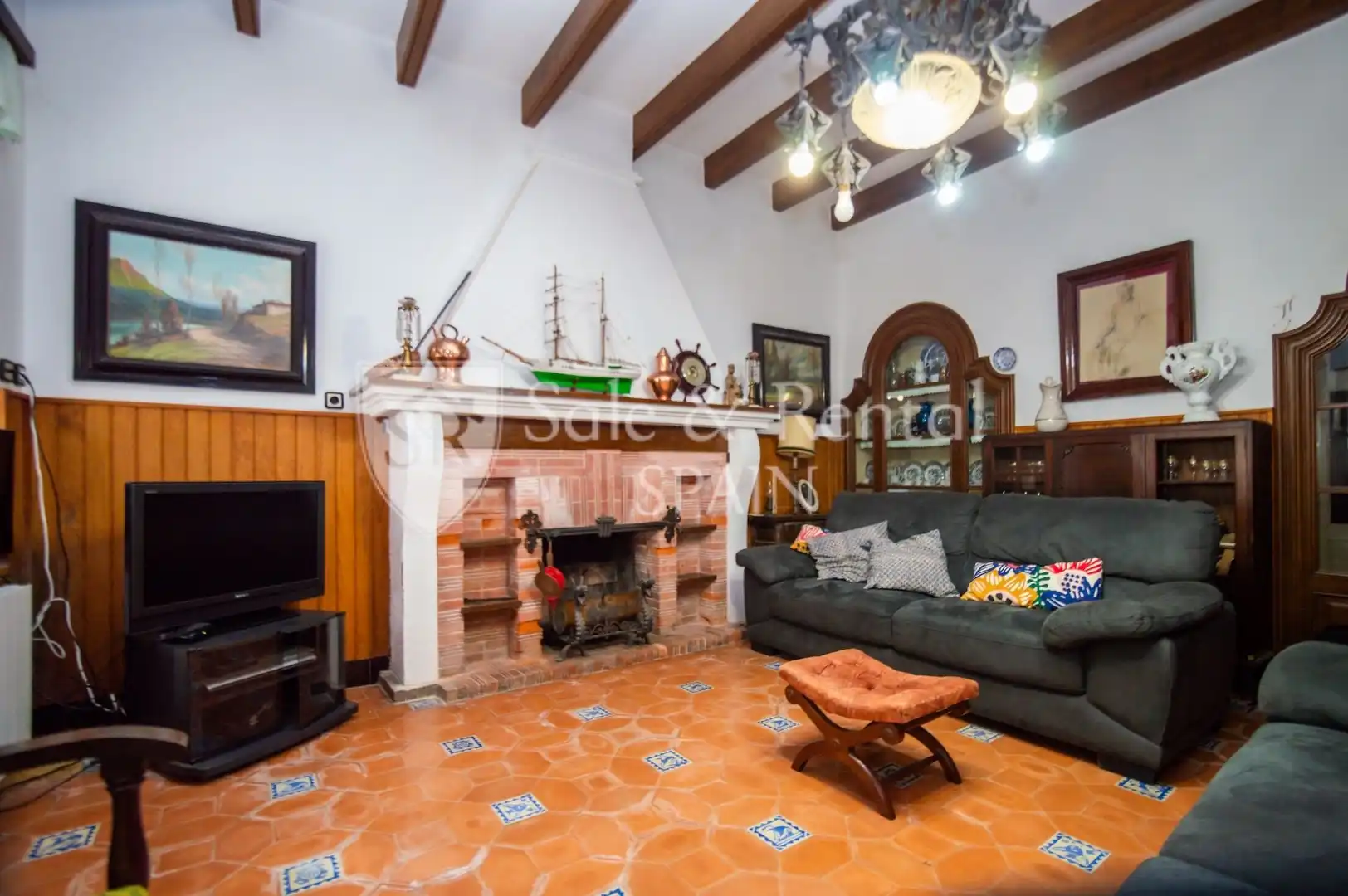 Living room of Houses for sale in Tossa de Mar  with Heating, Private garden and Terrace