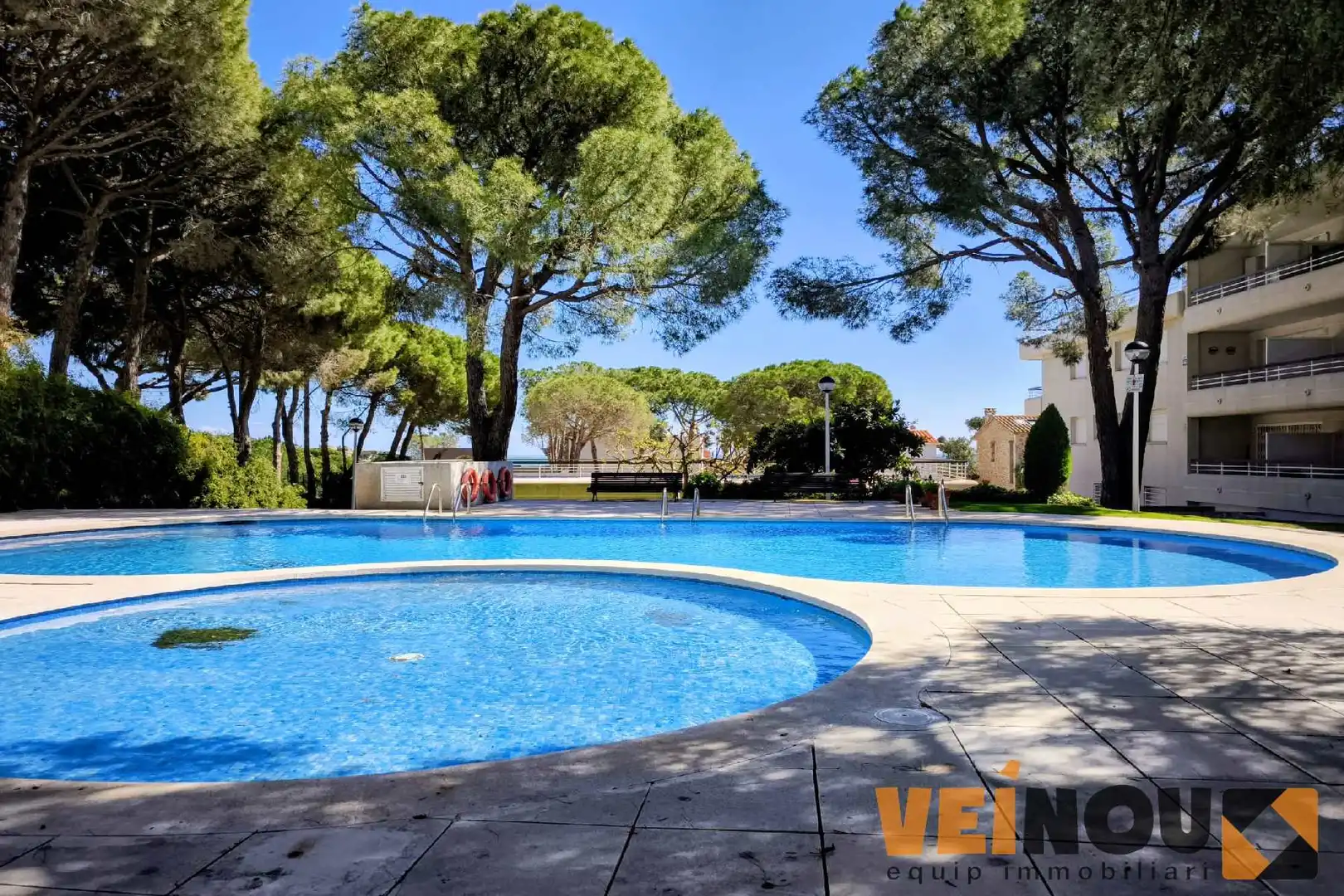 Schwimmbecken von Wohnung zum Verkauf in Palamós mit Parkett, Möbliert und Ofen