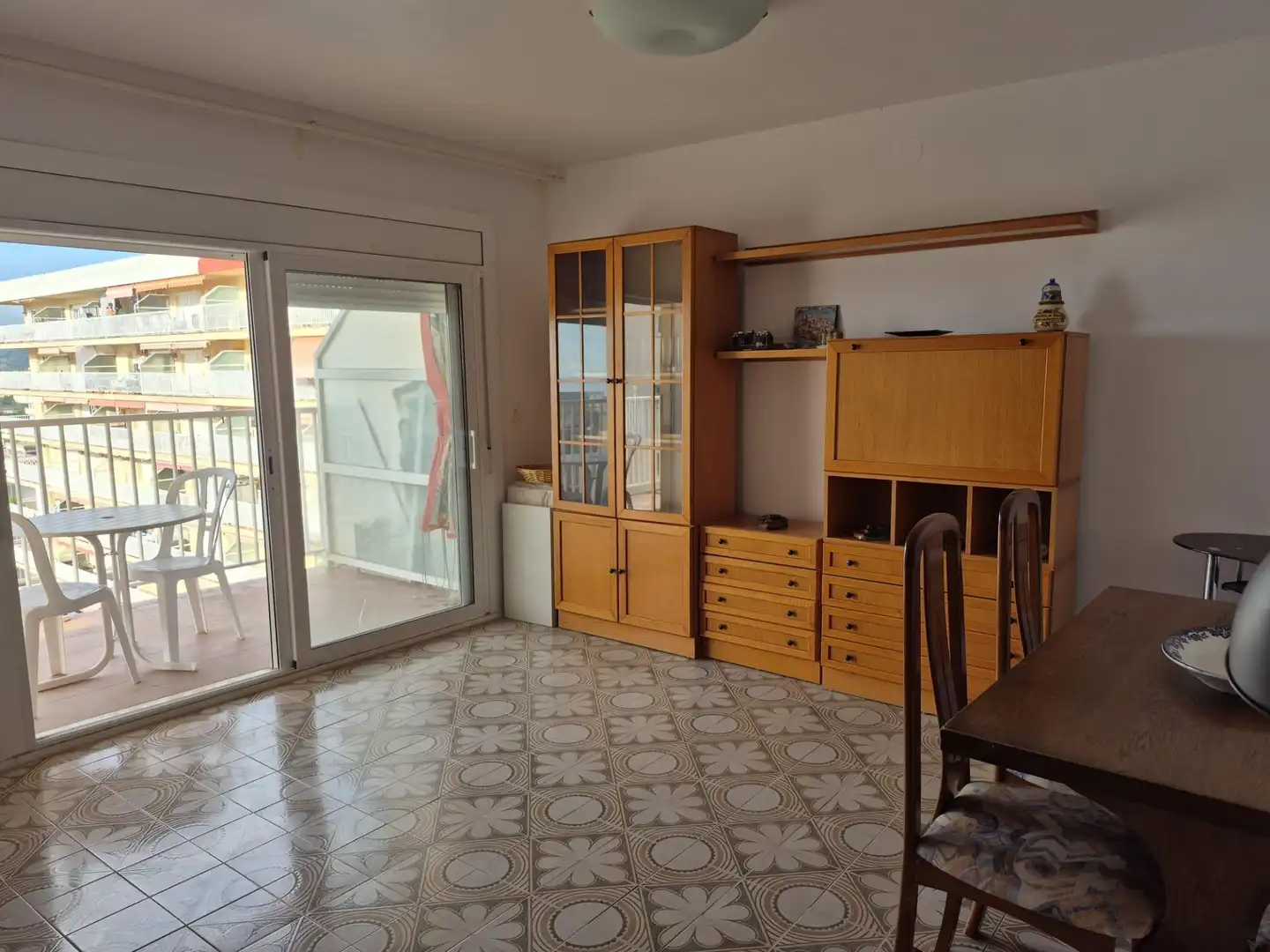 Sala de estar de Apartamento en venta en Malgrat de Mar con Calefacción y Piscina comunitaria