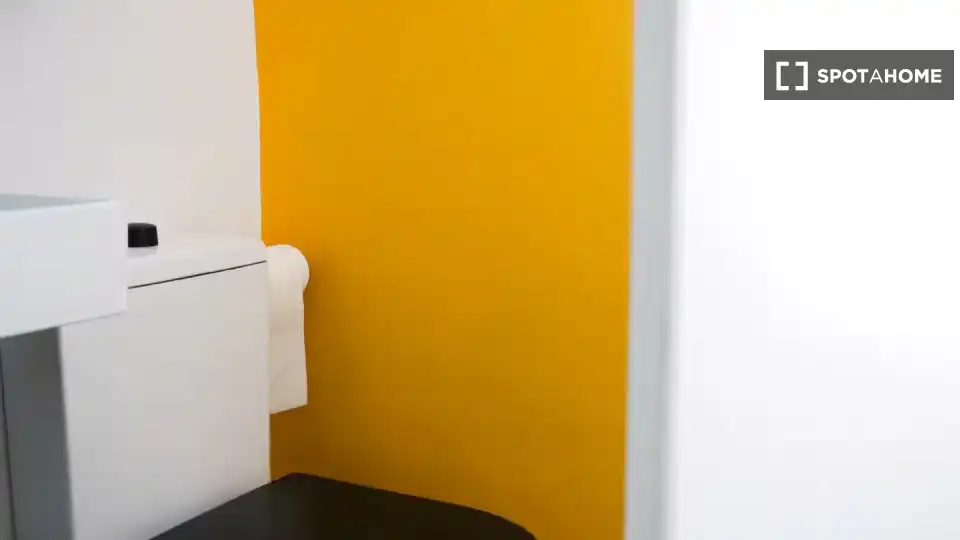 Badezimmer von Wohnungen zur untervermieten in Las Palmas de Gran Canaria mit Klimaanlage, Terrasse und Möbliert