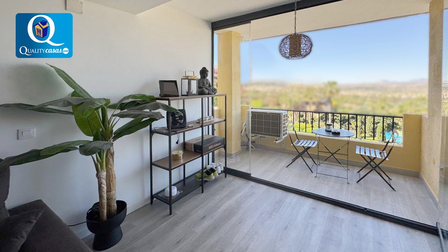 Balcony of Apartment for sale in Mutxamel  with Air Conditioner, Terrace and Community pool