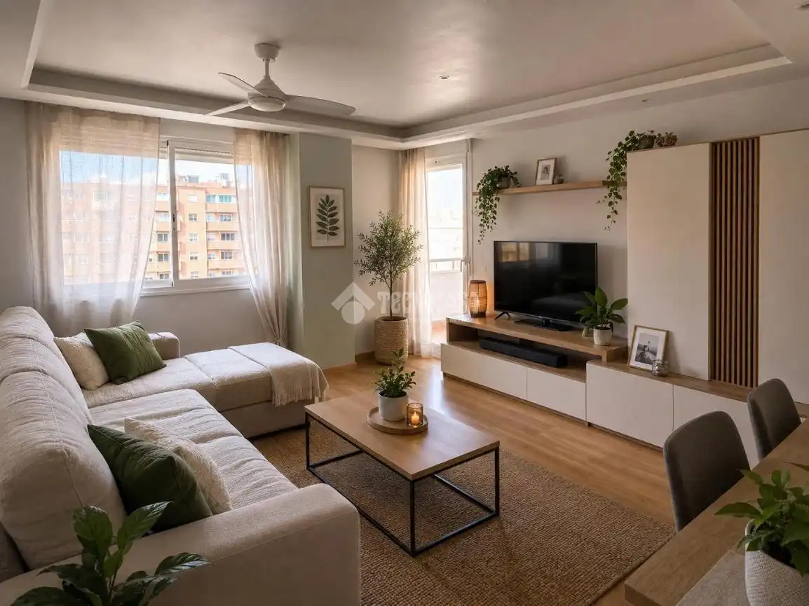 Sala de estar de Ático en venta en Valdemoro con Calefacción, Terraza y Trastero