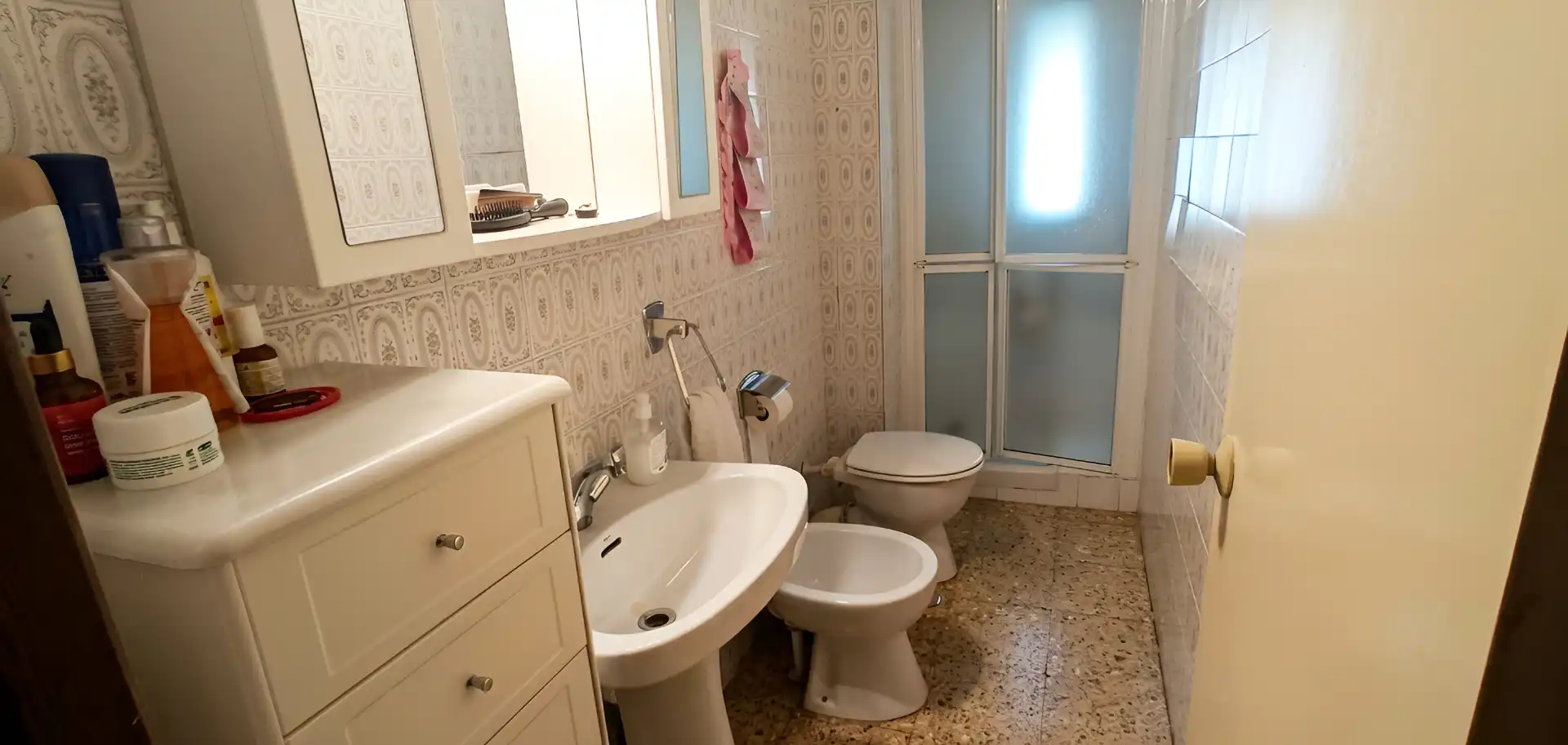 Badezimmer von Wohnung zum Verkauf in Coslada mit Klimaanlage, Terrasse und Möbliert