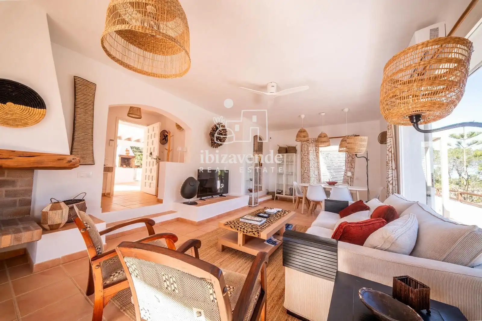 Haus mit Terrasse zur Miete in Cala Vedella-Cala Tarida, imagen 17