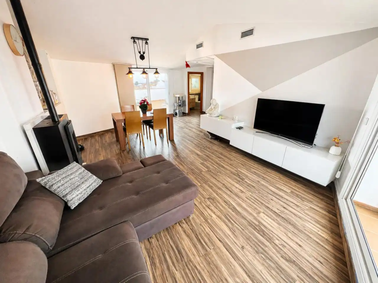 Living room of Duplexes for sale in Malgrat de Mar  with Air Conditioner, Heating and Terrace