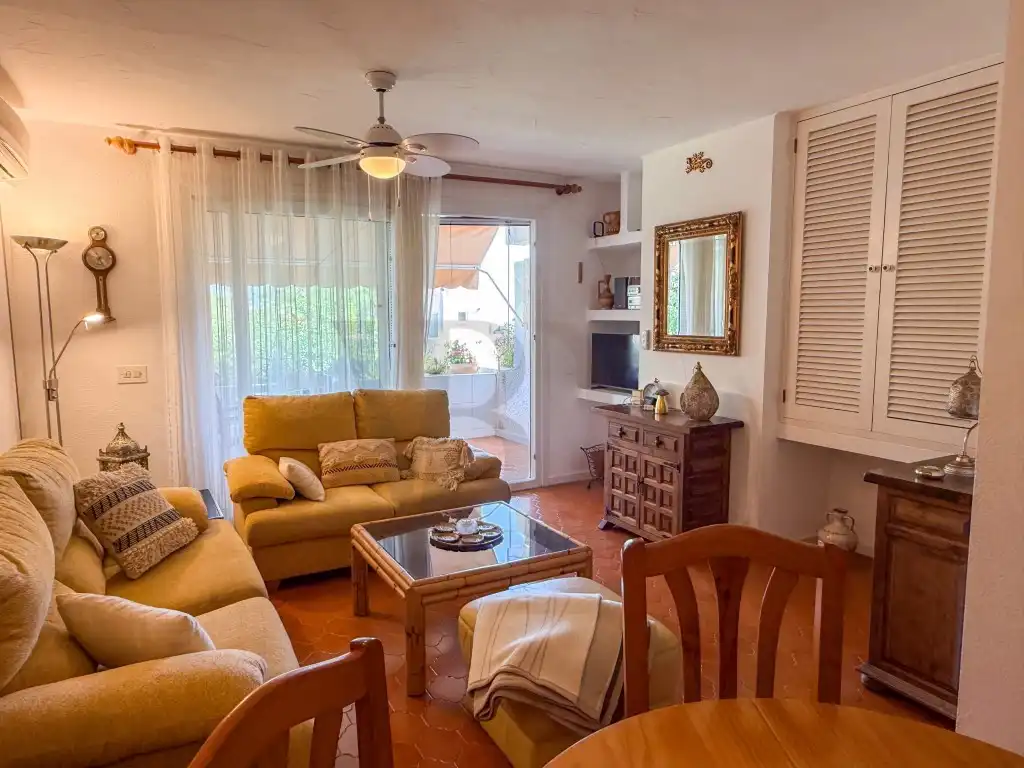 Sala de estar de Apartamento en venta en Santa Eulària des Riu