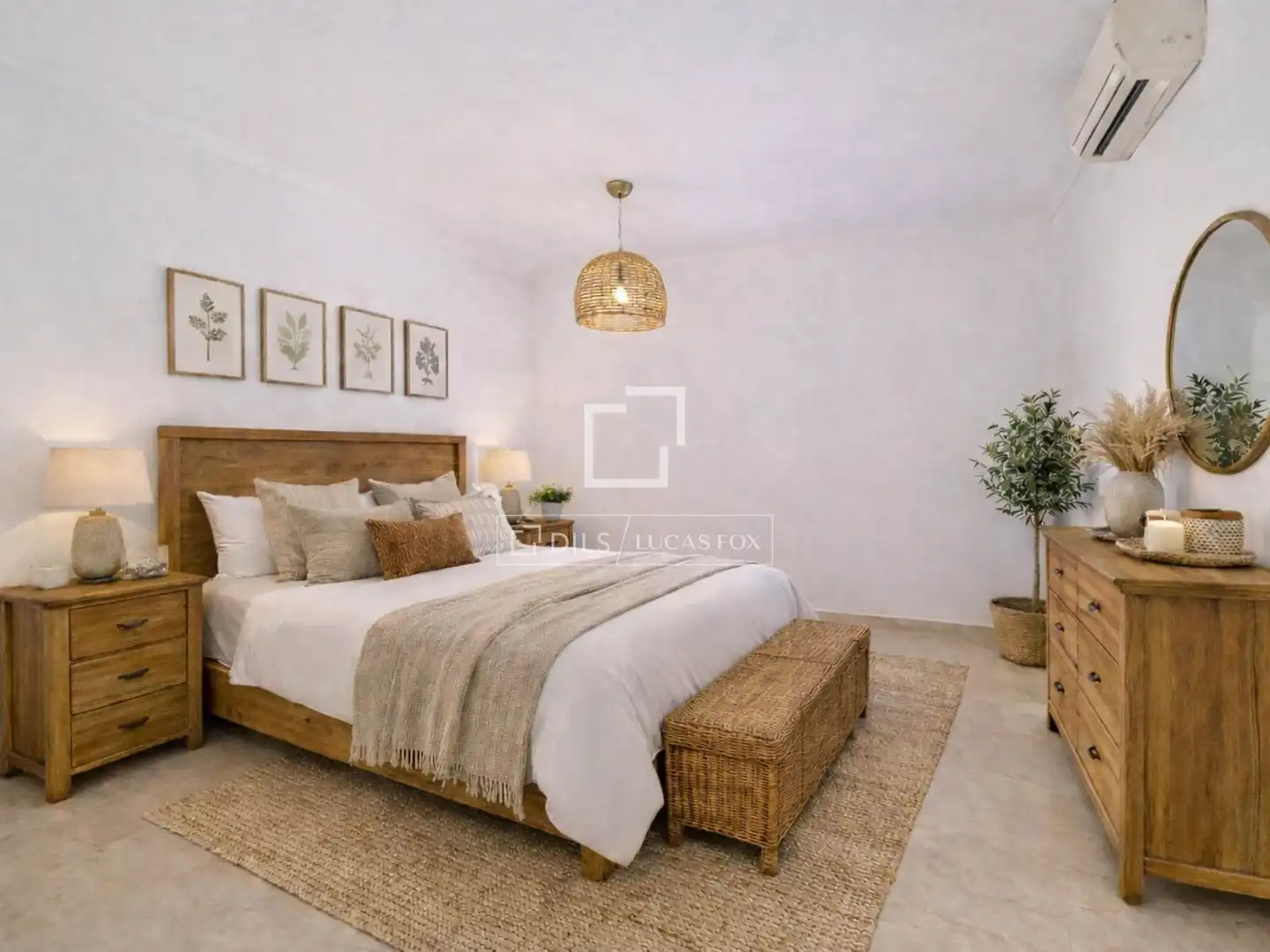 Schlafzimmer von Wohnung zum Verkauf in Vilanova i la Geltrú mit Klimaanlage und Heizung