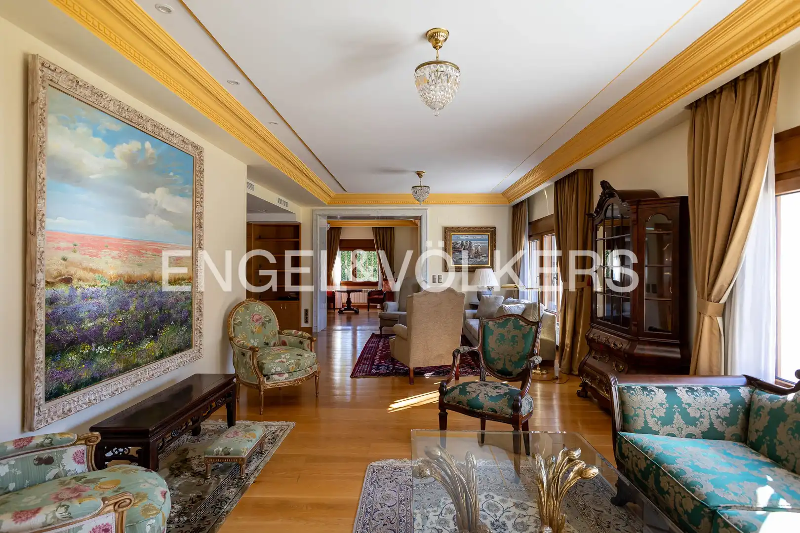 Sala d'estar de Casa o xalet de lloguer en Madrid amb Aire condicionat, Calefacció i Jardí privat