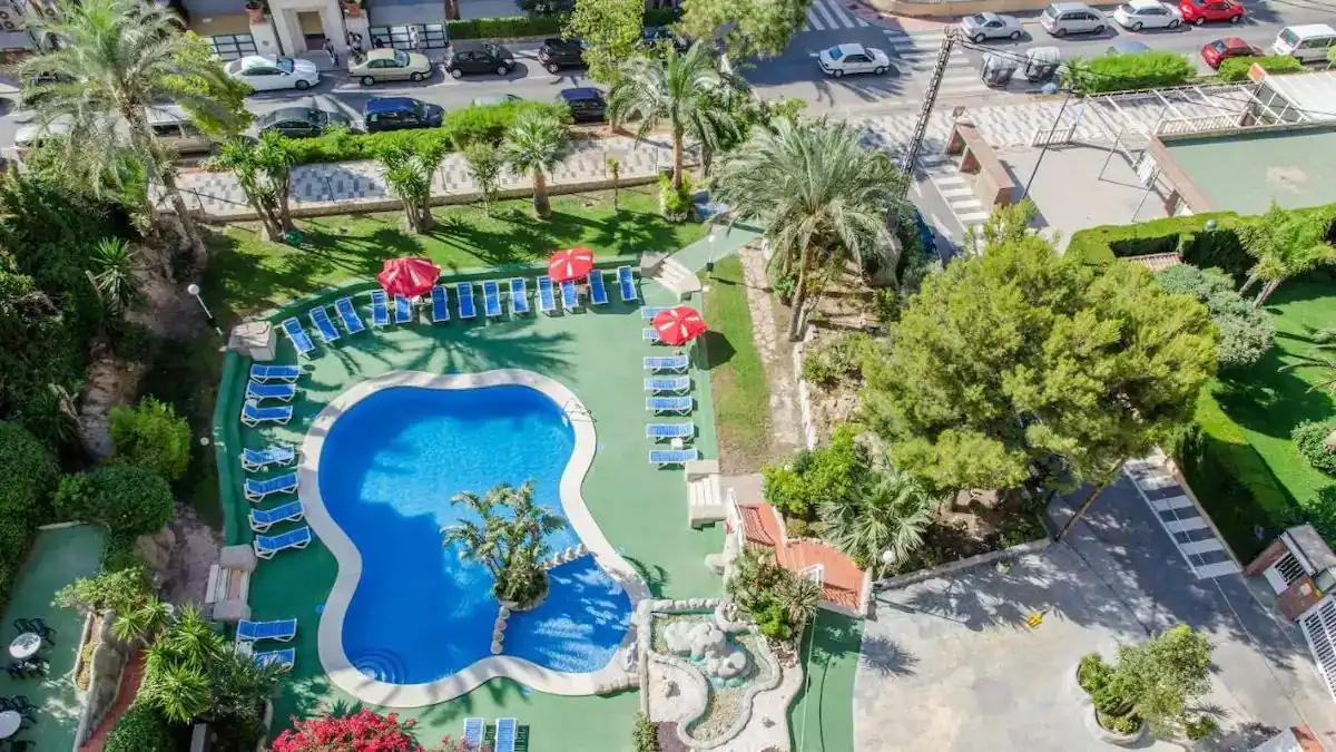 Schwimmbecken von Wohnungen zur Miete in Benidorm mit Klimaanlage, Möbliert und Gemeinschaftspool