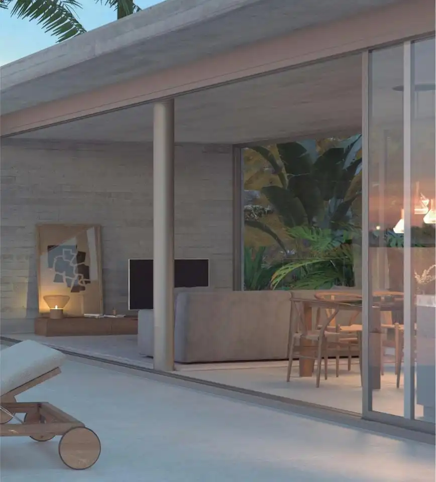 Sala de estar de Casa o chalet en venta en El Rosario con Jardín privado, Terraza y Piscina