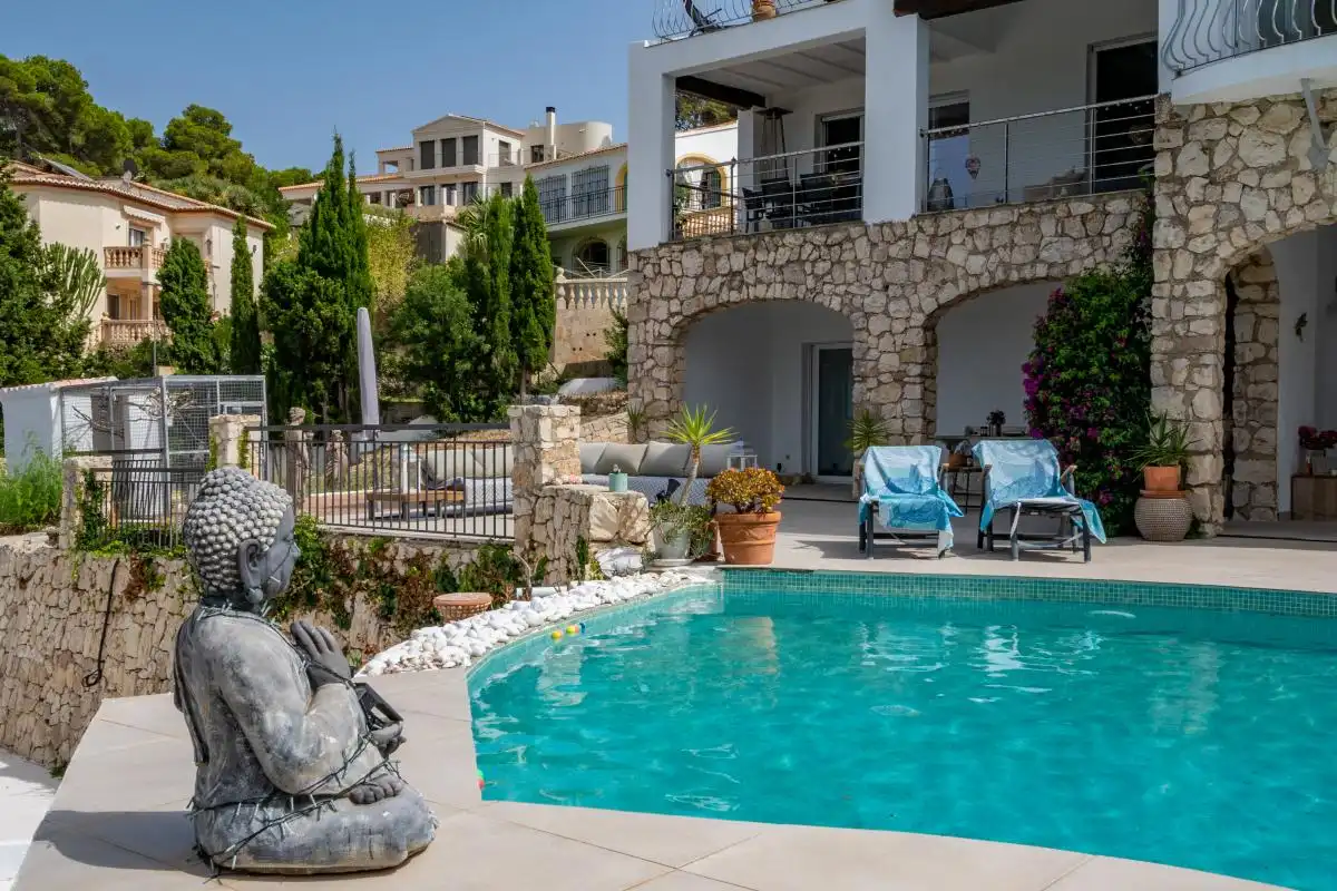 Piscina de Casa o xalet en venda en Jávea / Xàbia amb Aire condicionat, Calefacció i Jardí privat