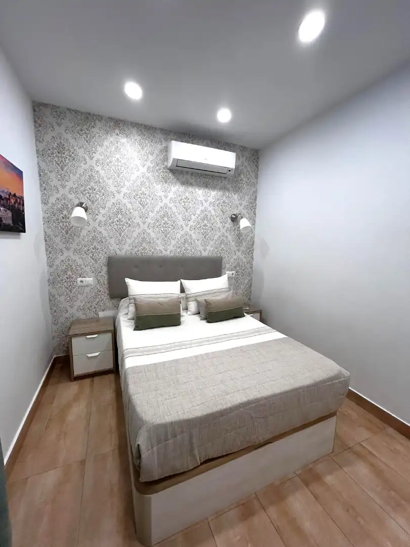 Schlafzimmer von Einfamilien-Reihenhaus zur Miete in Alhaurín El Grande mit Klimaanlage, Terrasse und Abstellraum