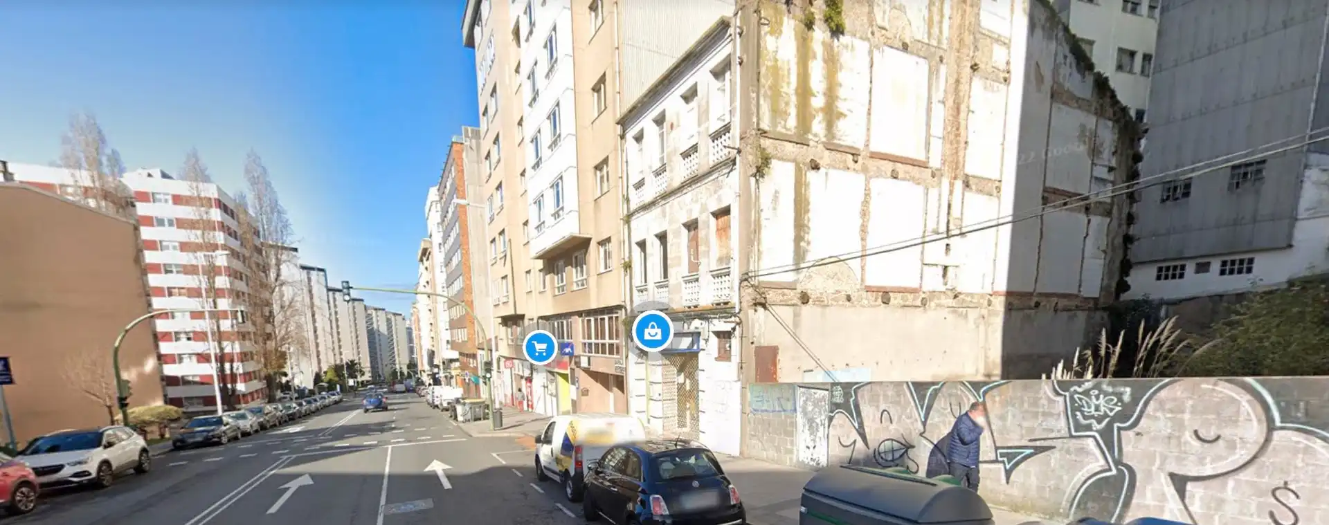 Vista exterior de Edificio en venta en A Coruña Capital 