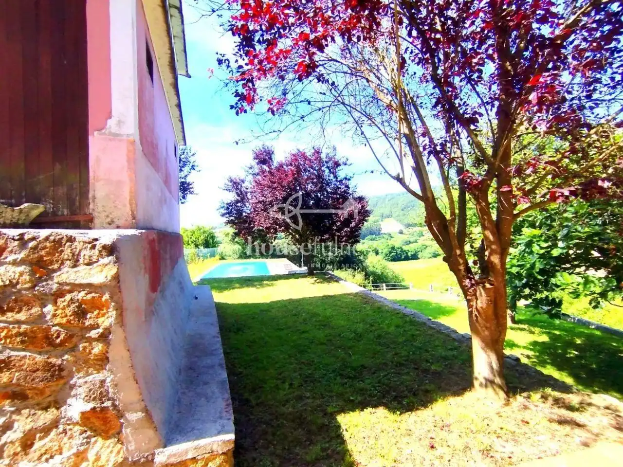 Garden of Country homes for sale in Ferrol  with Heating, Private garden and Swimming Pool