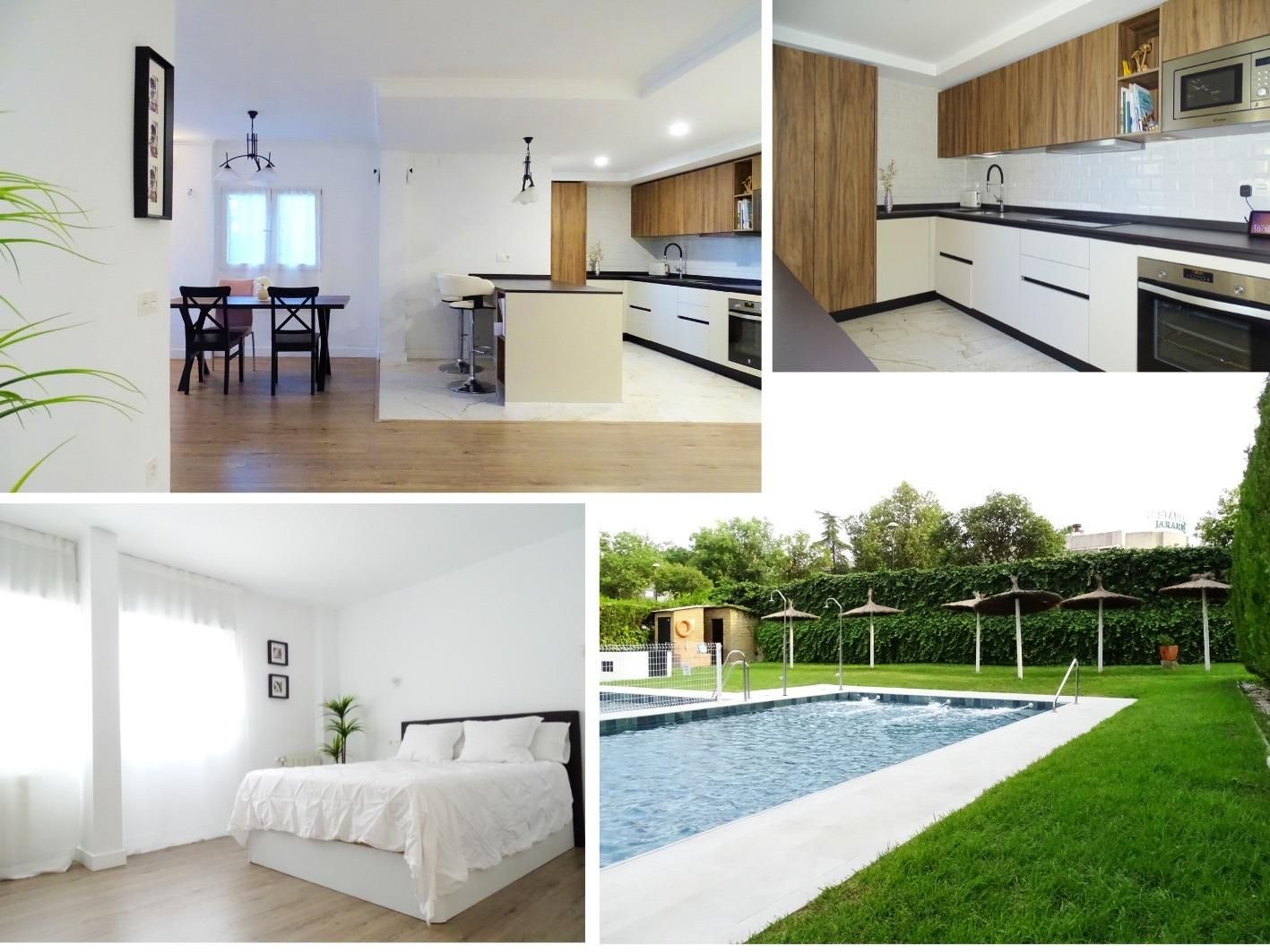 Exterior view of Flat for sale in Tomares  with Air Conditioner, Heating and Community pool