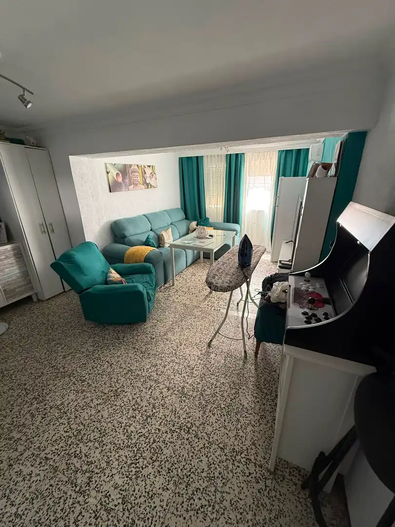 Living room of Flat for sale in Huelva  with Furnished, Oven and Washing machine