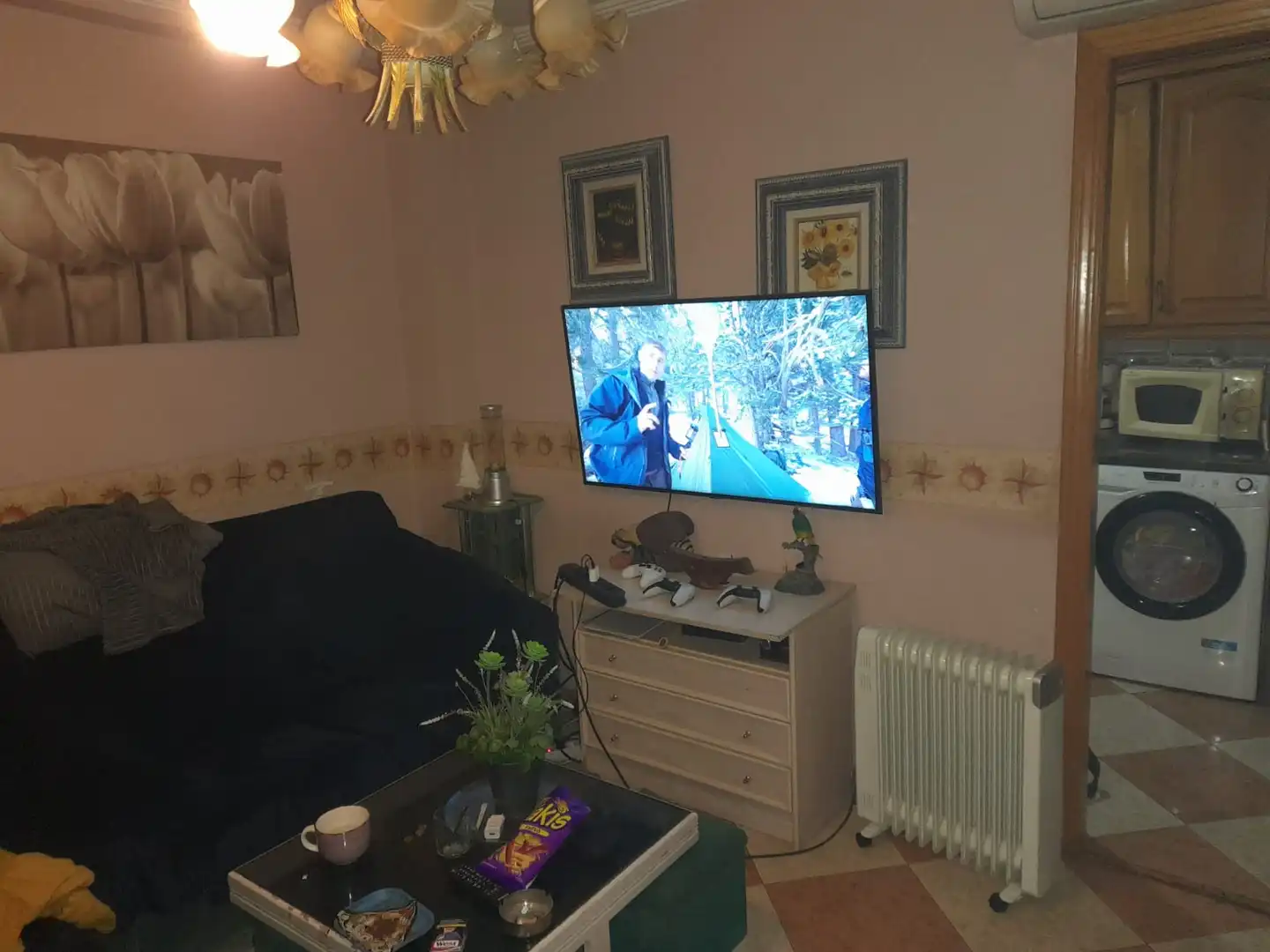 Sala de estar de Ático en venta en San Vicente del Raspeig / Sant Vicent del Raspeig con Aire acondicionado, Calefacción y Amueblado