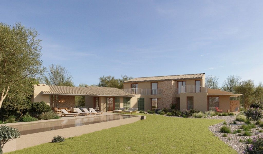 Exterior view of Country house for sale in Pollença  with Air Conditioner, Private garden and Terrace