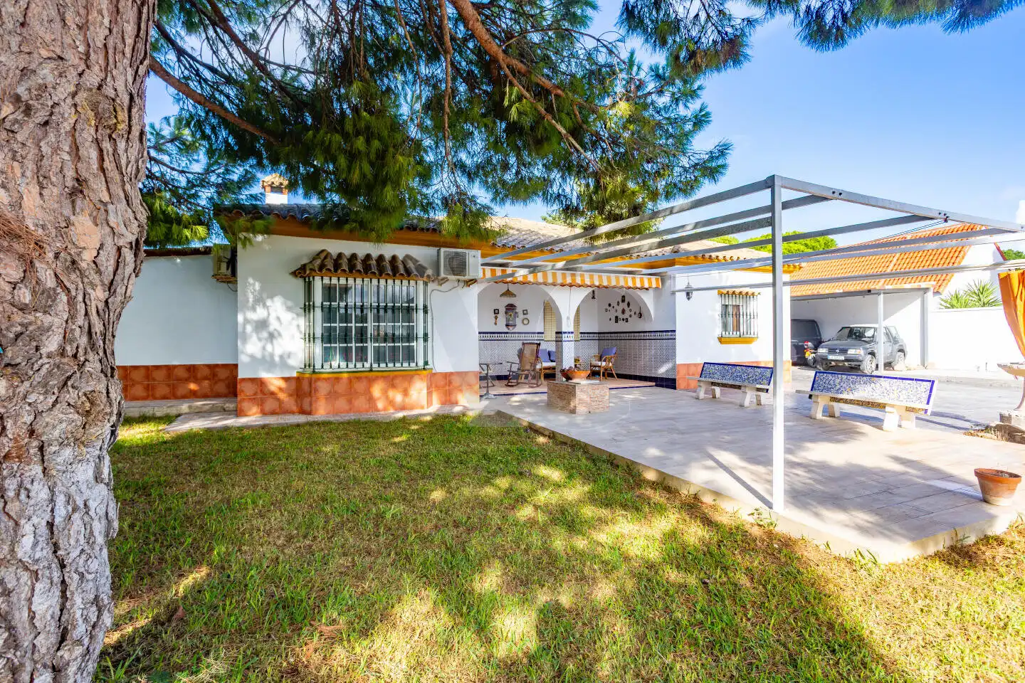 Garden of Houses for sale in Chiclana de la Frontera