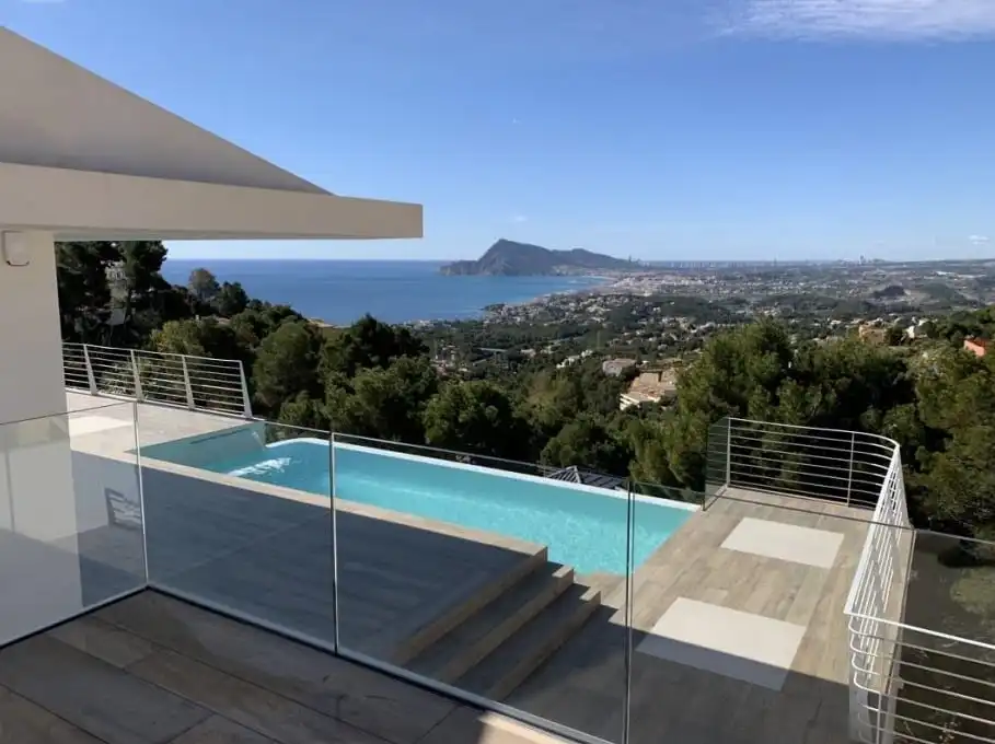 Piscina de Casa o chalet en venta en Altea con Aire acondicionado, Jardín privado y Terraza