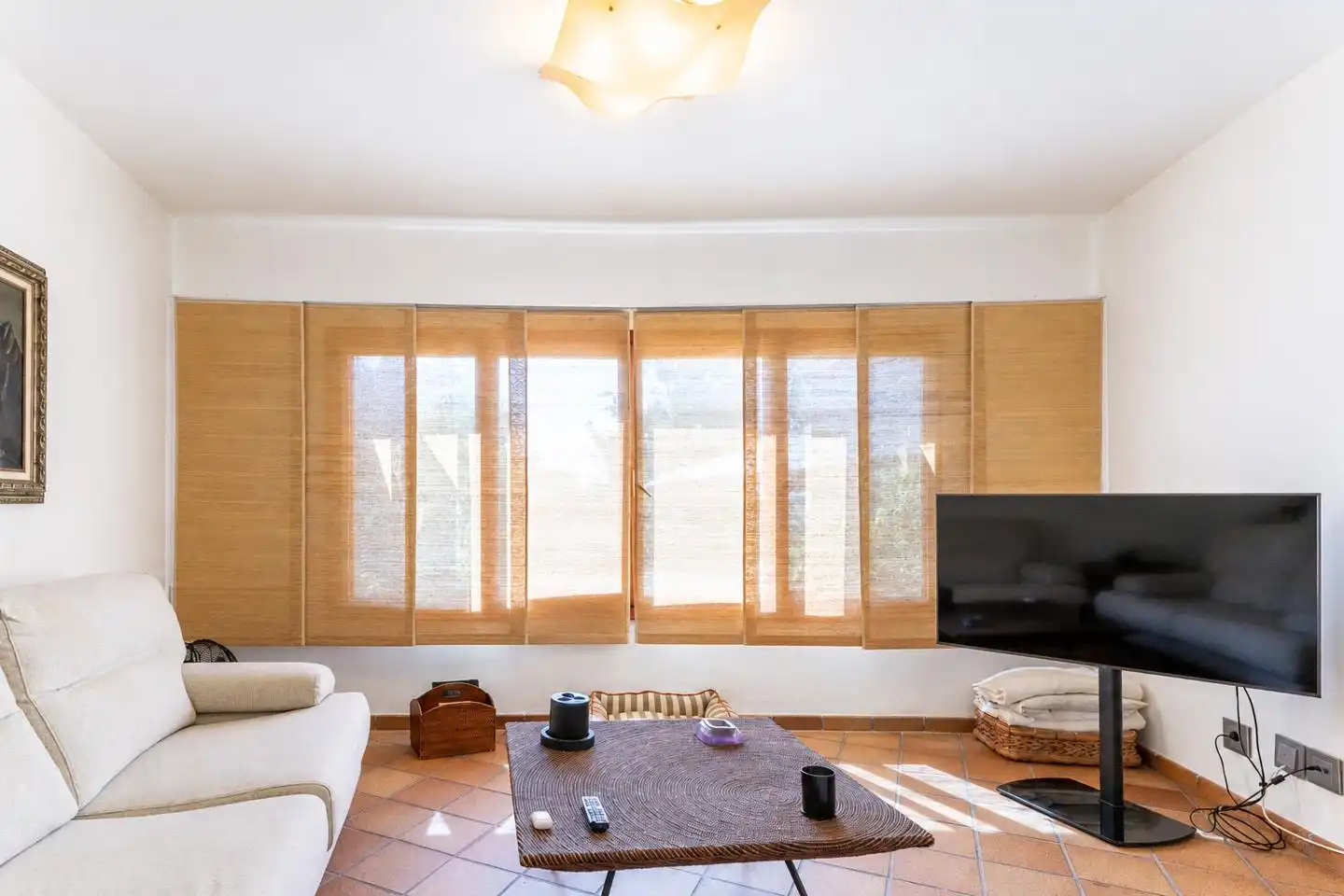 Sala d'estar de Casa o xalet en venda en Santa Pola amb Aire condicionat, Jardí privat i Terrassa