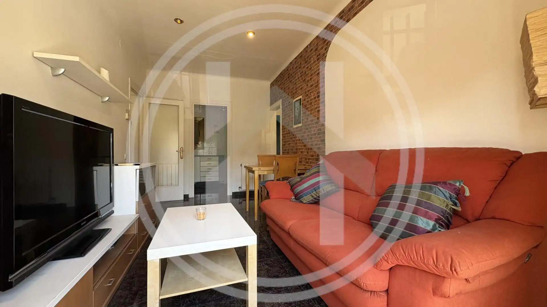 Wohnzimmer von Wohnung zum Verkauf in Granollers mit Klimaanlage, Heizung und Balkon