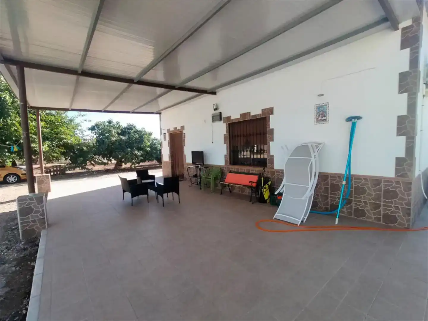 Terrassa de Finca rústica en venda en Marmolejo amb Aire condicionat i Piscina