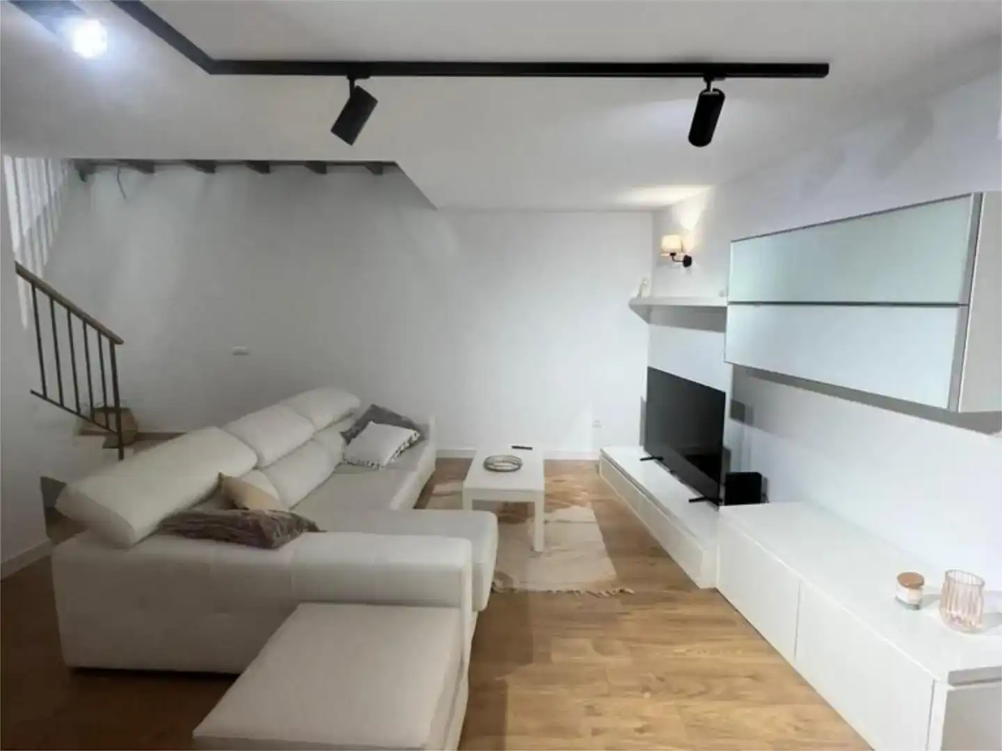 Living room of Flat for rent in Alella  with Air Conditioner