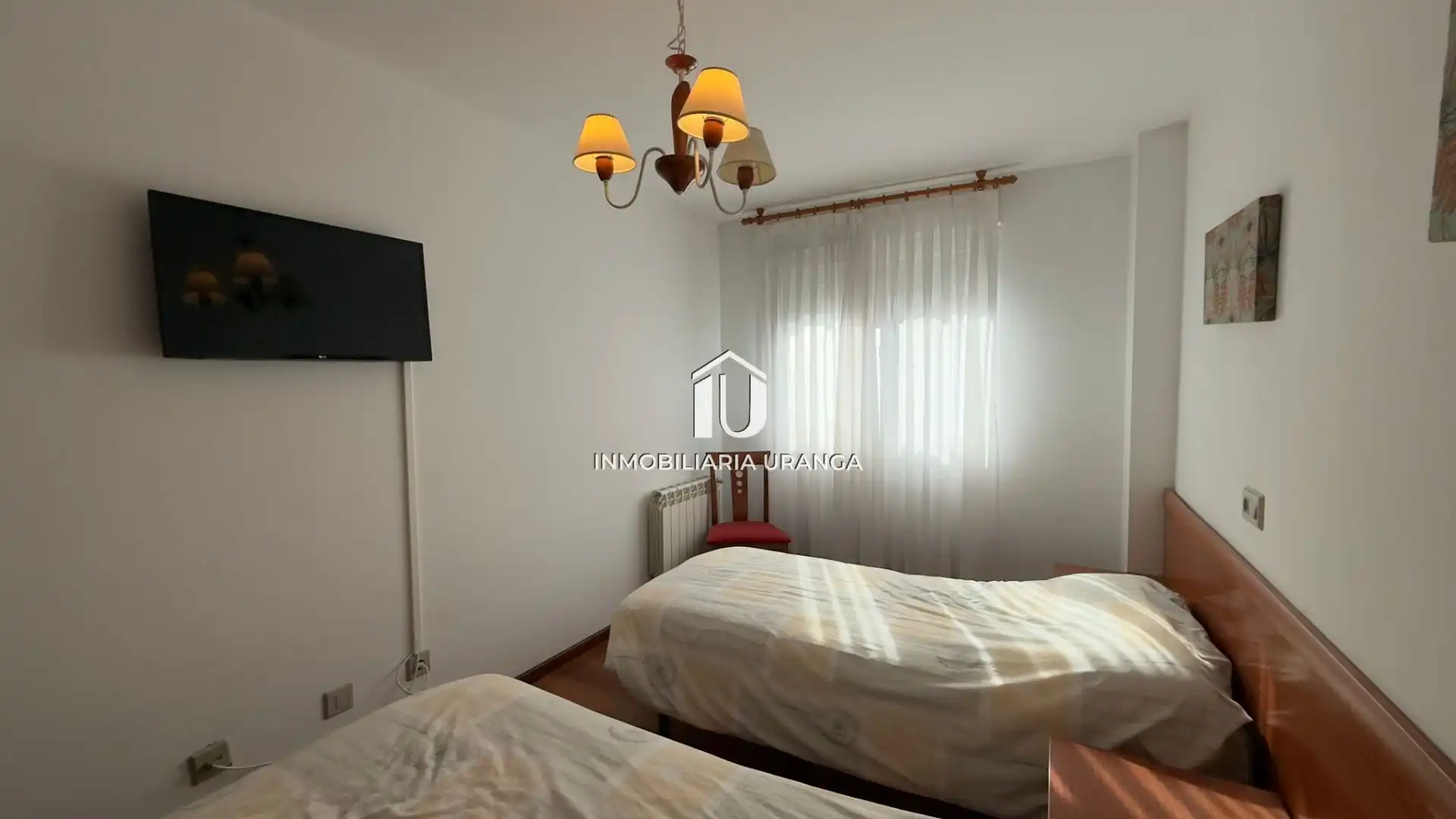 Bedroom of Flat for sale in Laredo  with Heating, Terrace and Furnished
