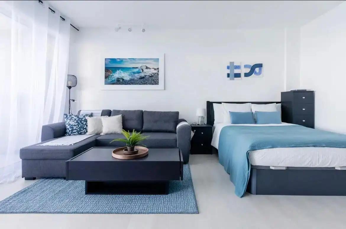 Sala de estar de Loft en venta en La Matanza de Acentejo con Piscina, Amueblado y Balcón