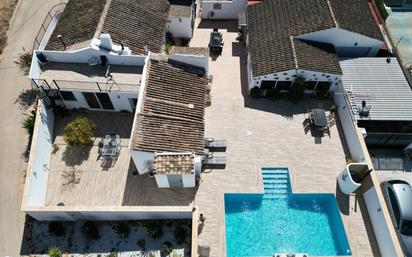 Vista exterior de Finca rústica en venda en Fuente Álamo de Murcia amb Piscina