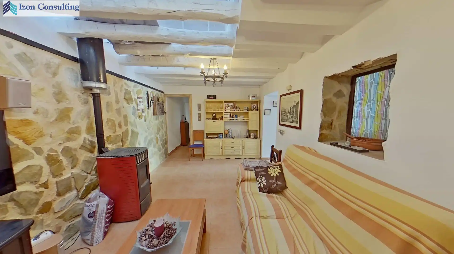 Sala d'estar de Casa o xalet en venda en Valdeganga amb Calefacció, Terrassa i Balcó